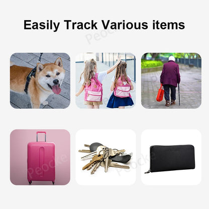 Mednacle - Smart Mini GPS Tracker with SOS Button Speakerphone, Real-Time Tracking, Safety Device for Kids, Seniors, Adults